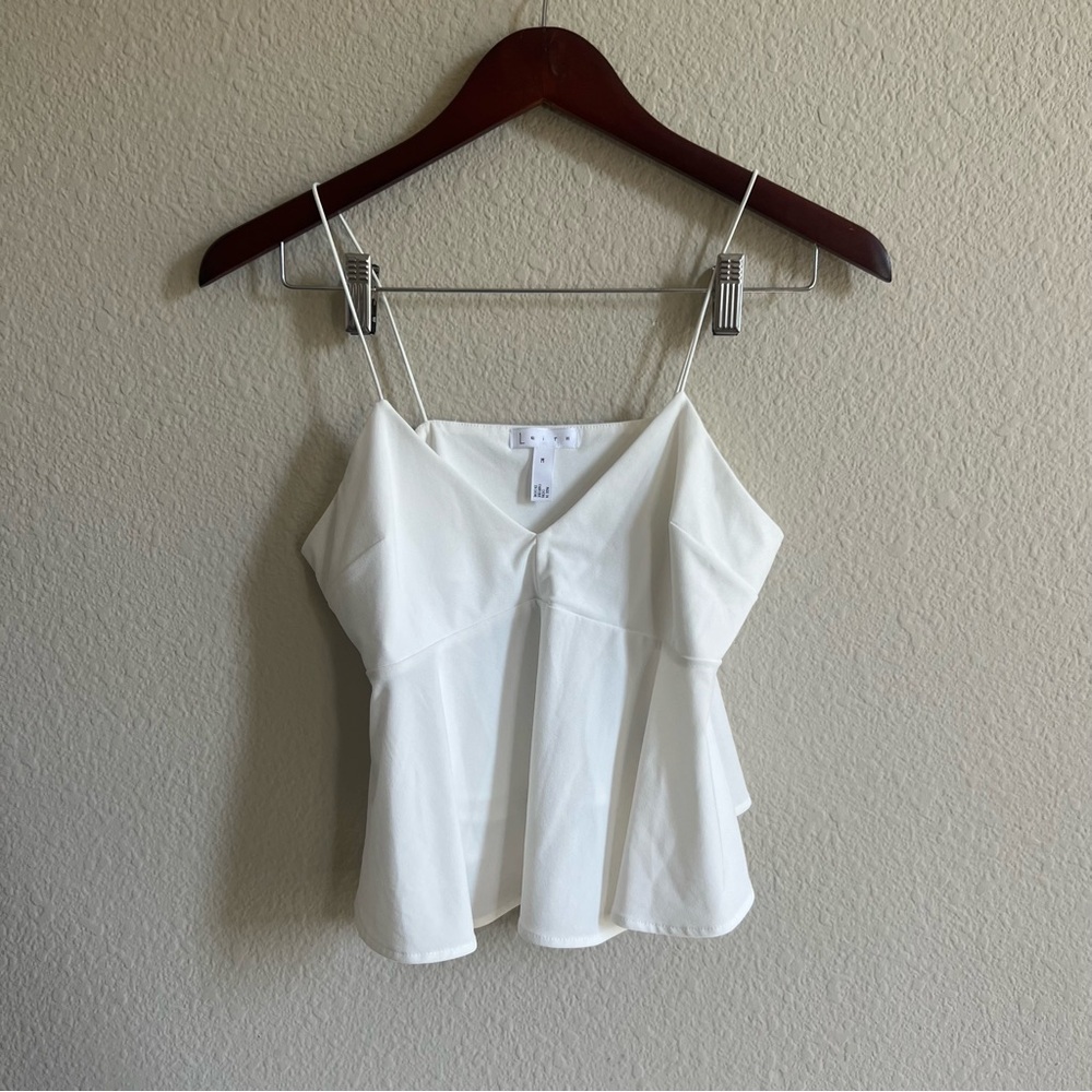 Leith White Tank Top